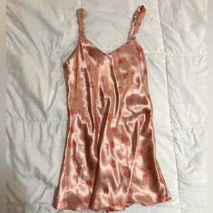 Satin slip dress